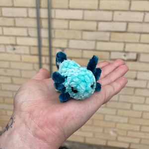 Axolotl plushie handmade axolotl toy axolotl cute chibi kawaii axolotl gifts crocheted axolotl small plushie for kids fish plushie toy