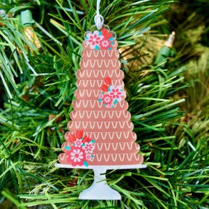 Kransekake • Kransekage • Scandinavian cake • Acrylic Ornaments for Scandinavia countries: Norway, Denmark, Sweden, Finland, Iceland