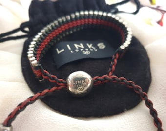 リンクス オブ ロンドンの 925 シルバーのオーバル リンク