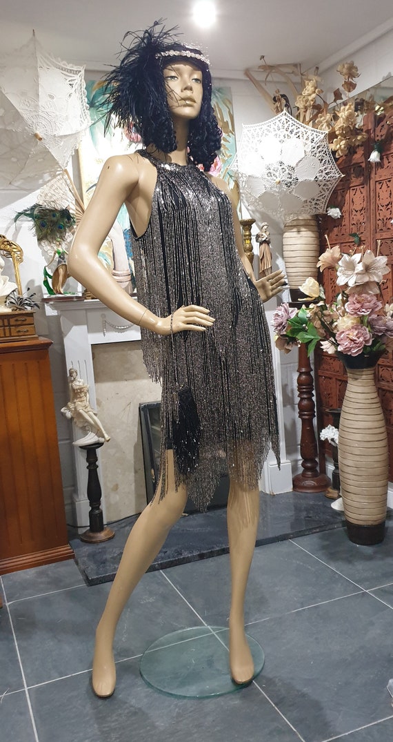 20's Great Gatsby Beaded Flapper, Downton Abbey F… - image 3