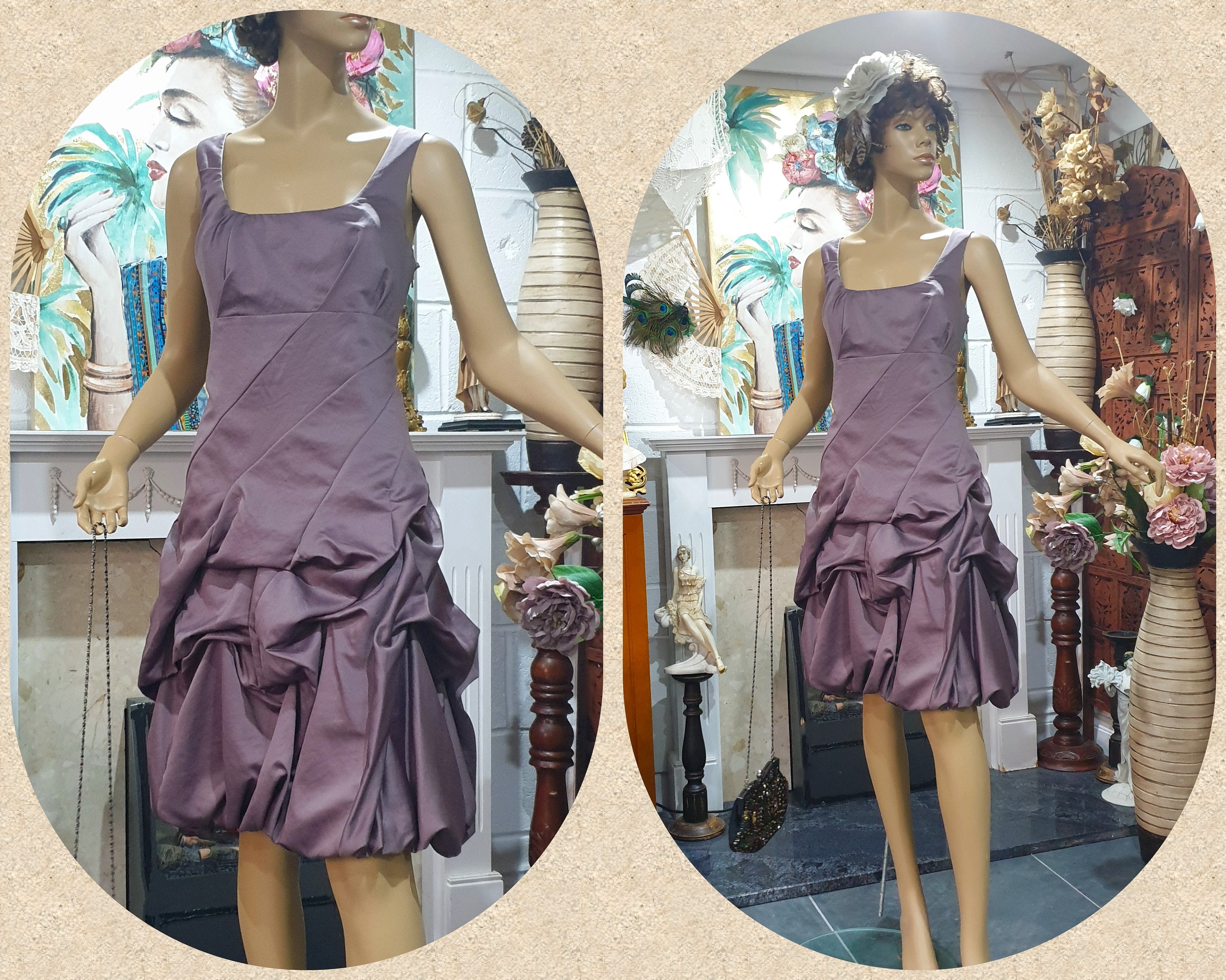 Strap Rhinestone Bubble Ball Evening Dress Maxi Dress for