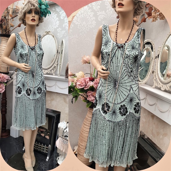 30's top flapper dress
