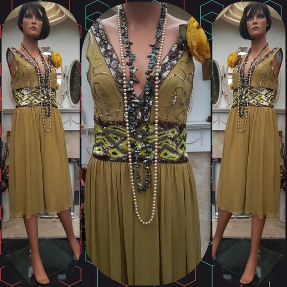 1920' Flapper Dress Size 10UK 6US
