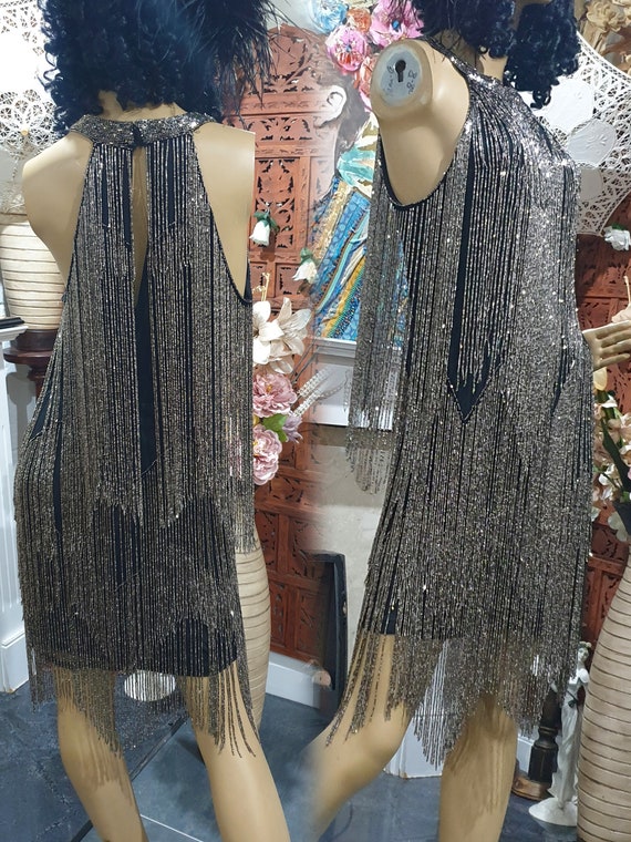 20's Great Gatsby Beaded Flapper, Downton Abbey F… - image 2