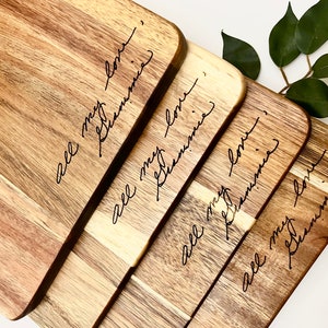Preserved Letters, Family Memorial Recipe, Sentimental Gift Family Engraved , Cutting Board Custom Handwriting,Keepsake Mother&#39;s Handwriting