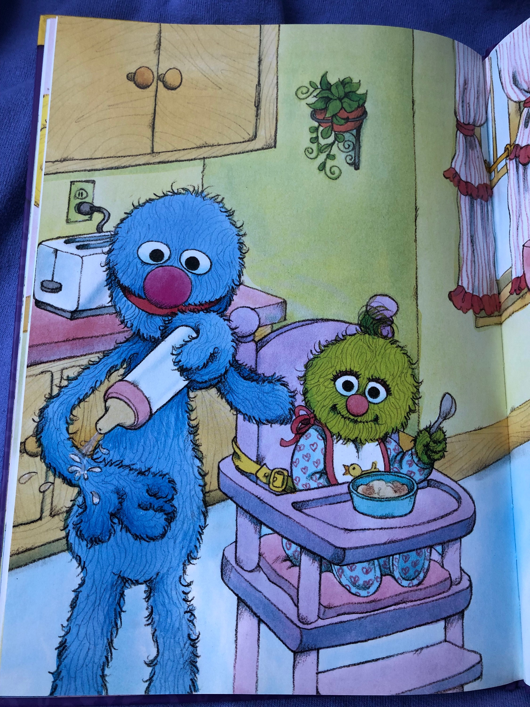 2009 Edition Sesame Street Grover Takes Care of Baby by Emily - Etsy