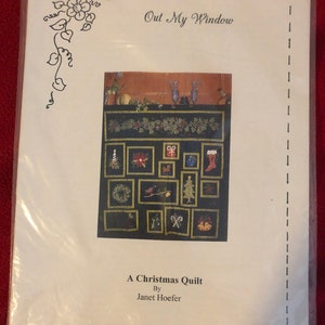 Out My Window Christmas Quilt by Janet Hoefer