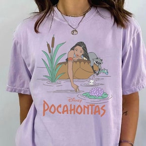 Disney Pocahontas Meeko Afternoon Dreaming Comfort Colors Shirt, Princess Pocahontas Shirt, Disney Princess T Shirt, Disneyworld T Shirt