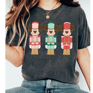 Comfort Colors Disney Christmas Comfort Colors Shirt, Disney Mickey Nutcracker Christmas Shirt, Christmas Mickey Mouse Nutcracker Shirt