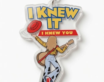 I Knew It I Knew You Keychain, Toy Story Keychain