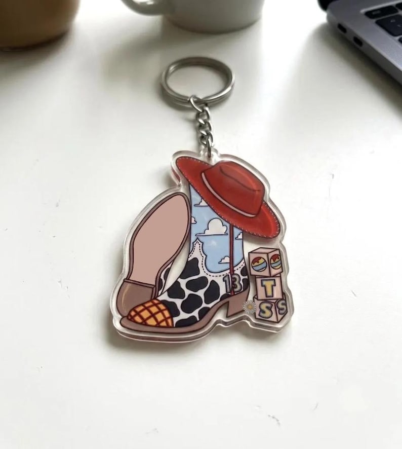 I Knew It I Knew You Keychain, TS and Toy Story 5 Friendship Keychain image 1