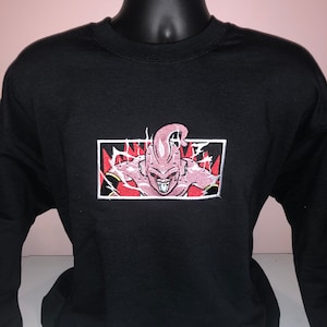 Majin Buu Embroidered Crewneck Sweatshirt