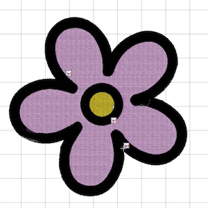 Flower Embroidery Design 4x4 DST & PES