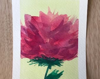 Rose - watercolor painting