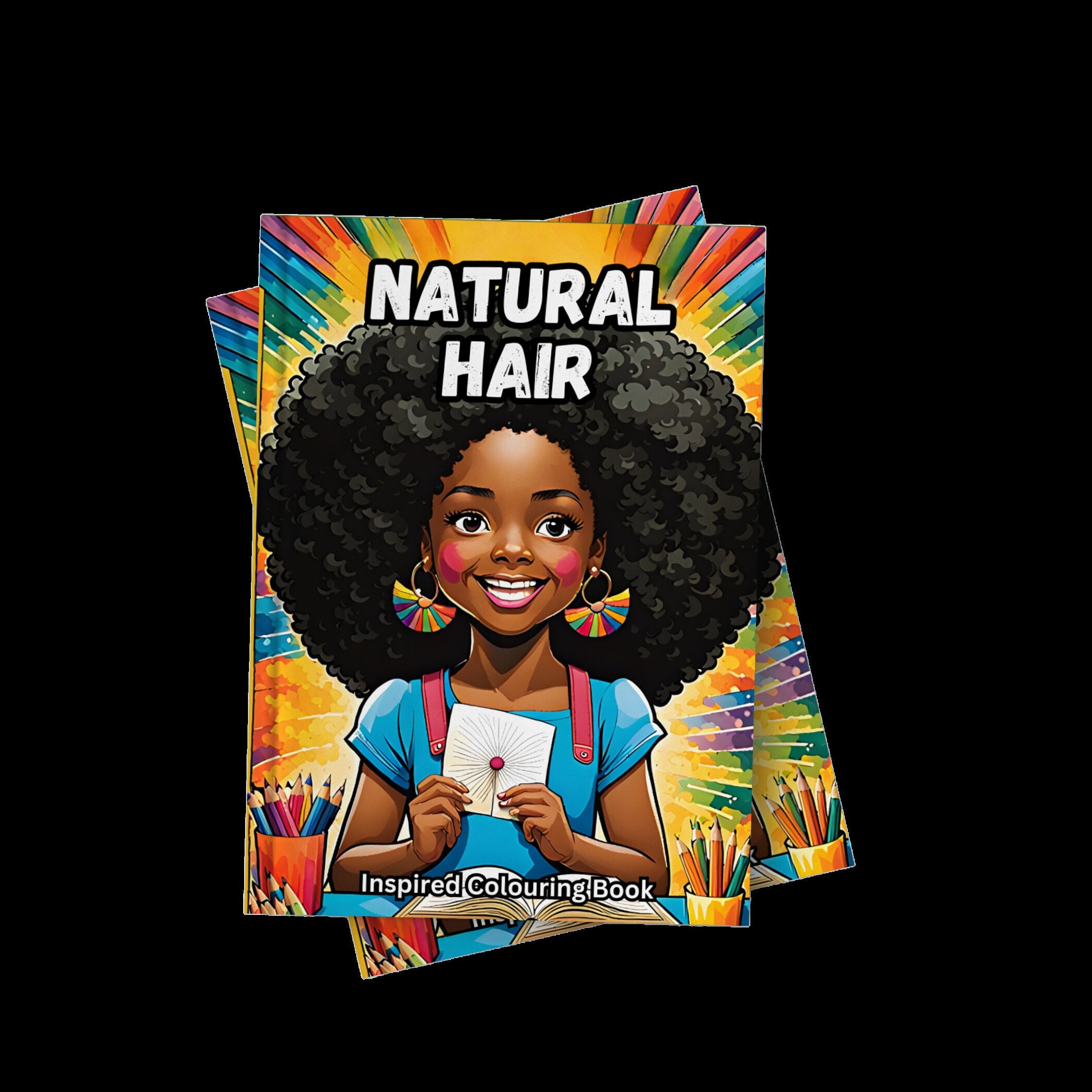 30 Afro Girls Colouring Pages, Printable Digital Coloring Book, Afro ...