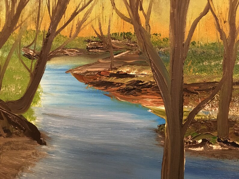 Oil on Canvas Cape Fear Swamp