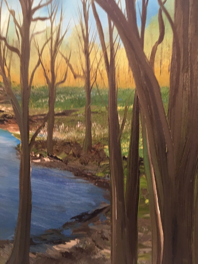 Oil on Canvas Cape Fear Swamp