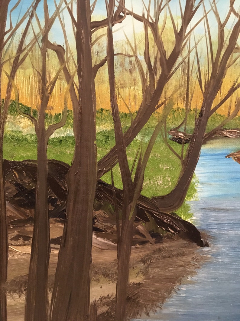 Oil on Canvas Cape Fear Swamp