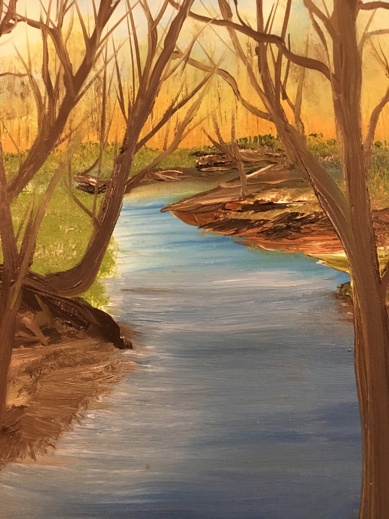 Oil on Canvas Cape Fear Swamp