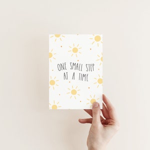 One Small Step at a Time Karte / Lockdown Karte / Freundschaftskarte / Beste Freundin / Support / One Day at a time