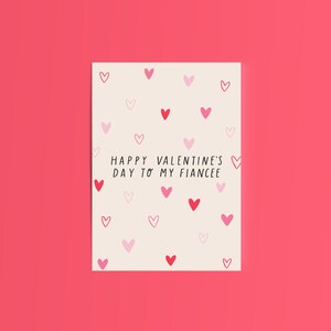 Valentinstagskarte für meine Verlobte / Valentinstagskarte / Valentinstagskarte für Sie / Ich liebe dich / UK Geschenk / Verlobtes Paar