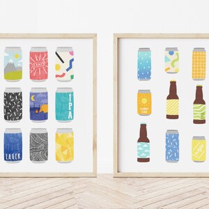 Beer Print // Poster // IPA // Craft // Lager // A4 A5 // Wall Art // Gift