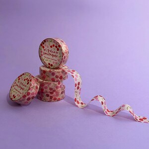 Cherries Washi Tape: Cute Paper Tape for Journaling