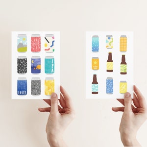 Beer Card // Craft Beer Card // Birthday // Anniversary // Thank You // IPA // Lager // Dad Husband Brother image 1