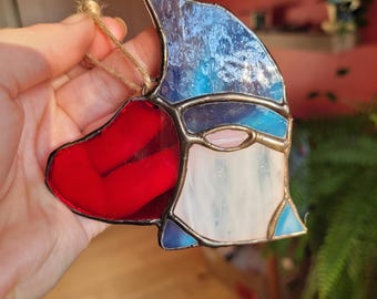 Solfångare i målat glas av gnomer