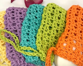 Easy Soap Saver Crochet Pattern, Beginner Crochet Pattern, Beginner Soap Cozy Crochet Pattern