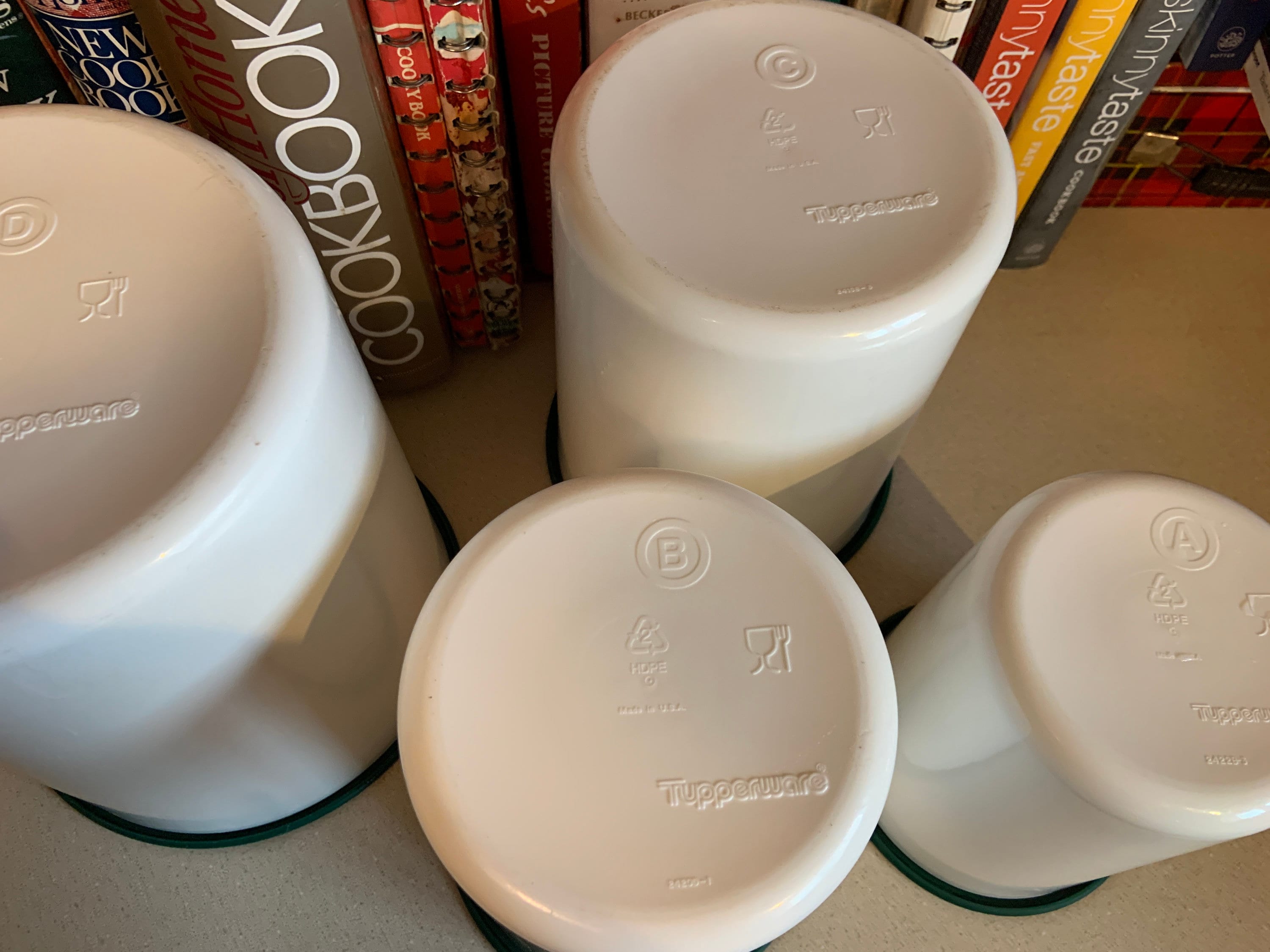 Vintage One Touch Tupperware Hunter Green Canister Set With Etsy