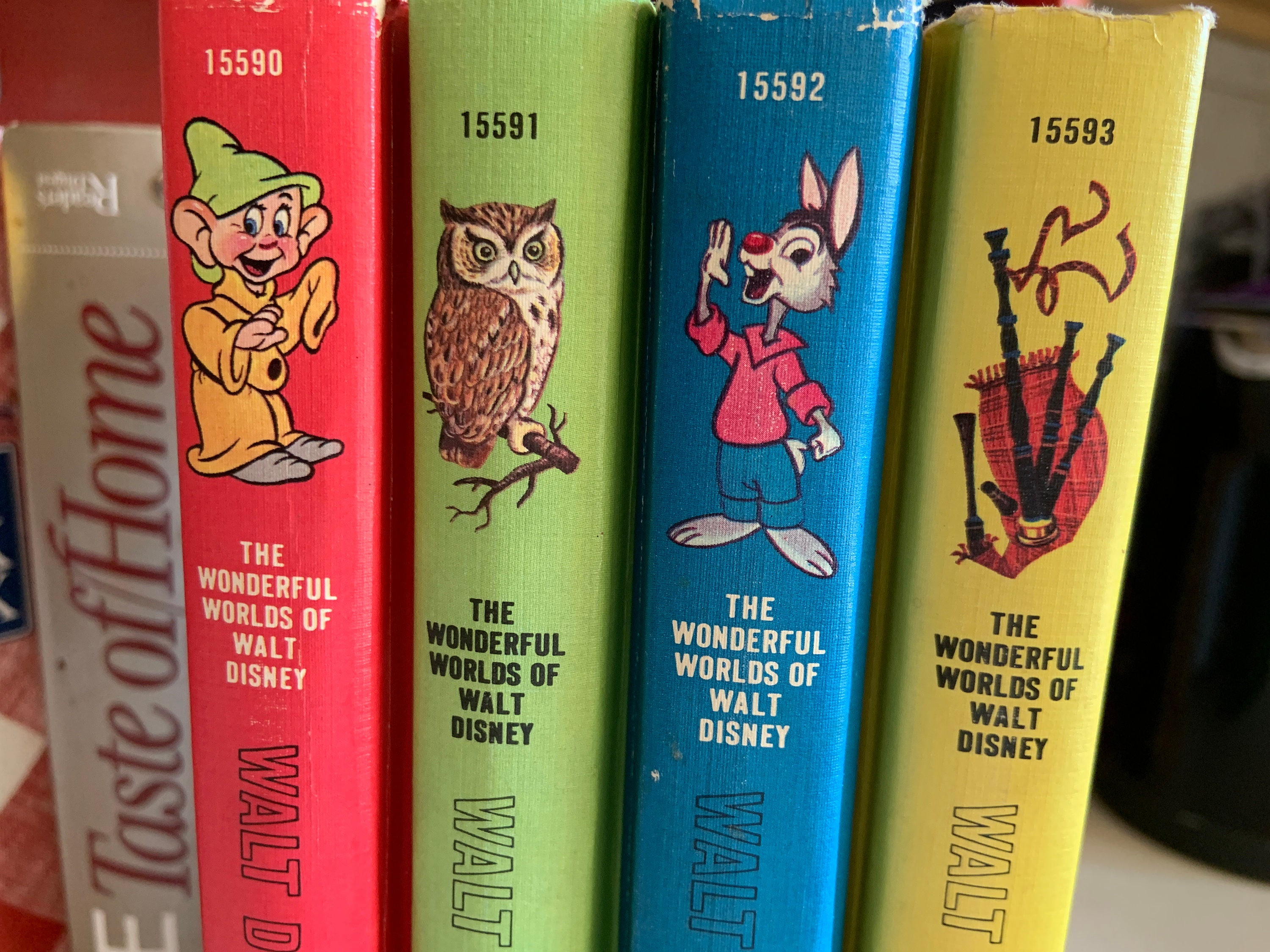 【ビンテージ】Wonderful World of Walt Disney Vintage Golden Press New York Wonderful World of Walt Disney