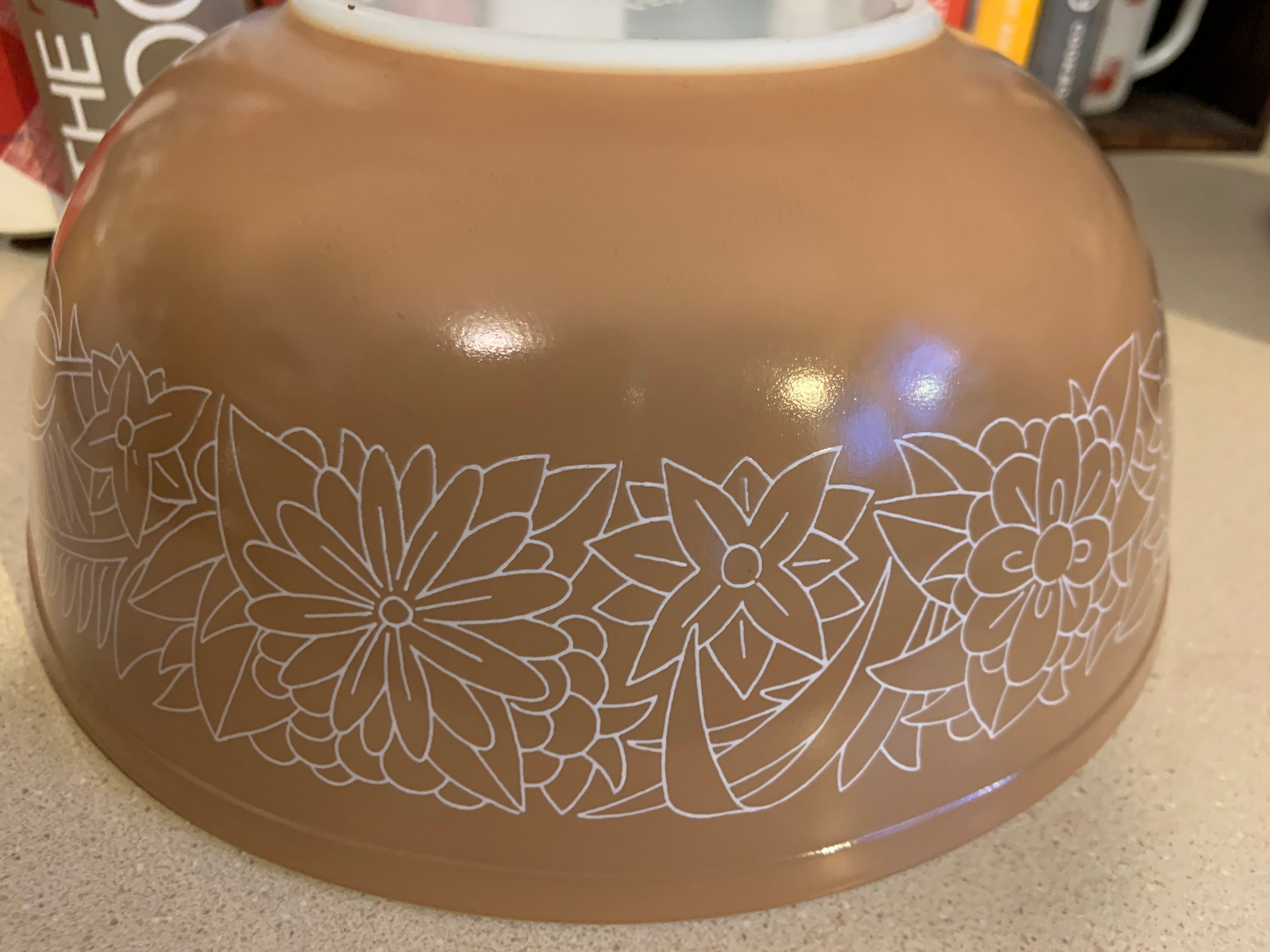 ヴィンテージ ウッドランド ブラウン、パイレックス 入れ子式