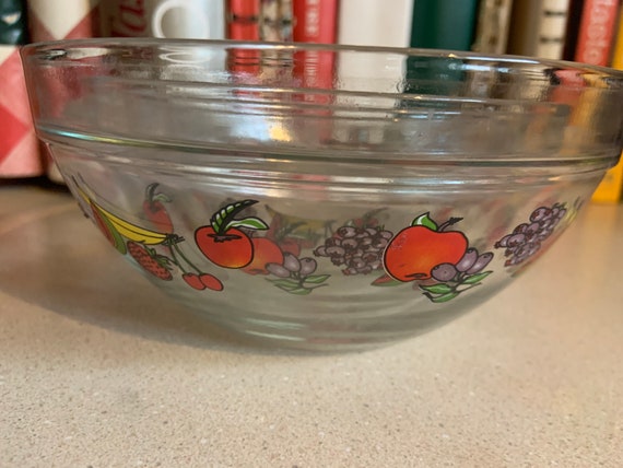 ヴィンテージ インペリアル ガラス フルーツ パターン 入れ子式 調理用