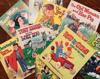 Vintage Whitman Tell-A-Tale Books 1960s y 1980s