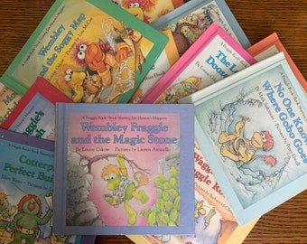 Vintage Weekly Reader Fraggle Rock Books  Jim Henon&#39;s Muppets