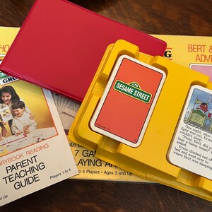 Vintage Sesame Street Board Game, Games For Growing Storybook Reading- Bert & Ernie&#39;s Adventures