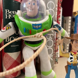Vintage Burger King Kids Club Juguetes, Toy Story Buzz Light Year y Woody