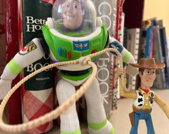 Vintage Burger King Kids Club Toys,  Toy Story Buzz Light Year and Woody