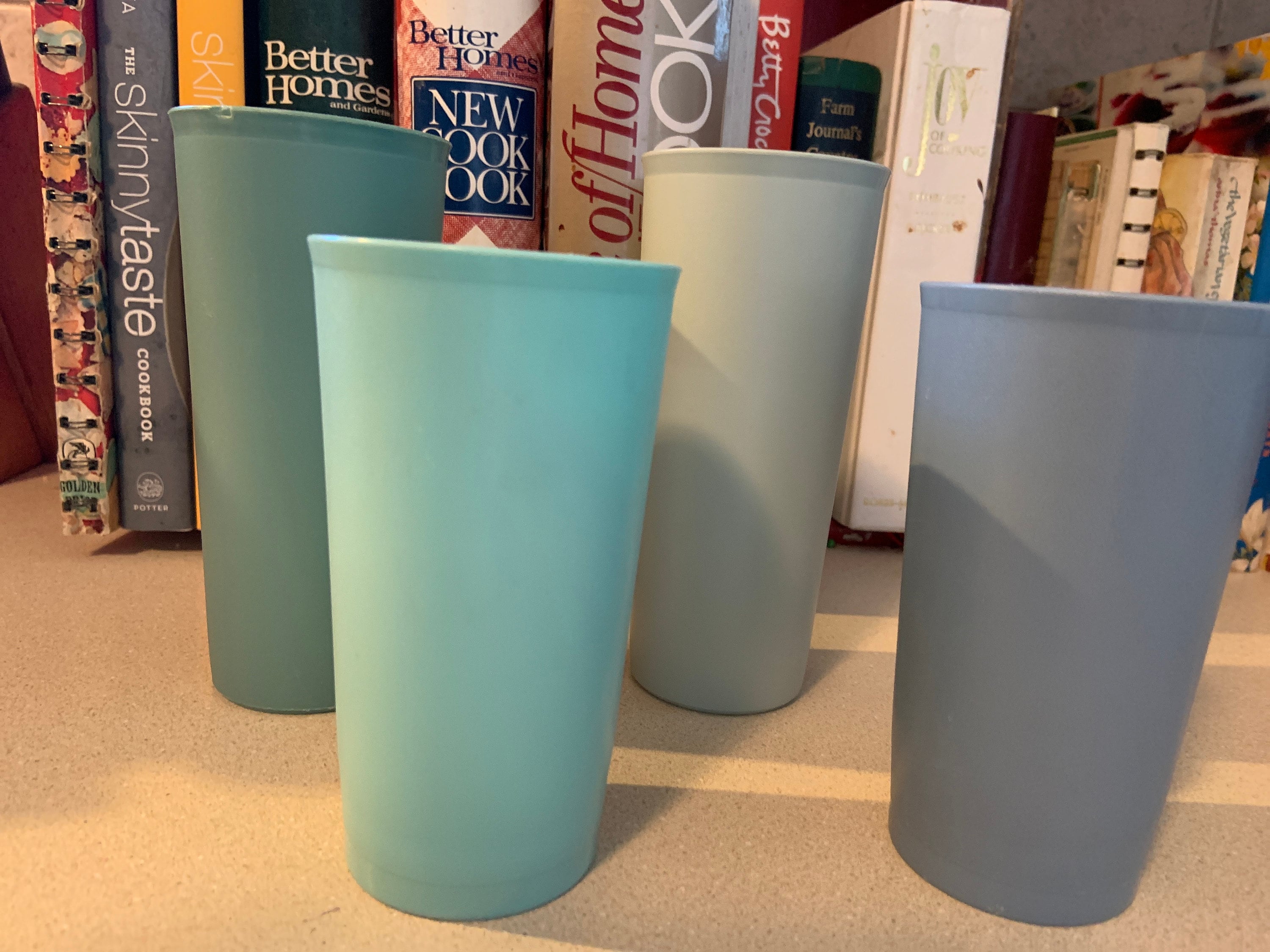 Vintage Tupperware 90s Tumbler Collection-set of 4 - Etsy