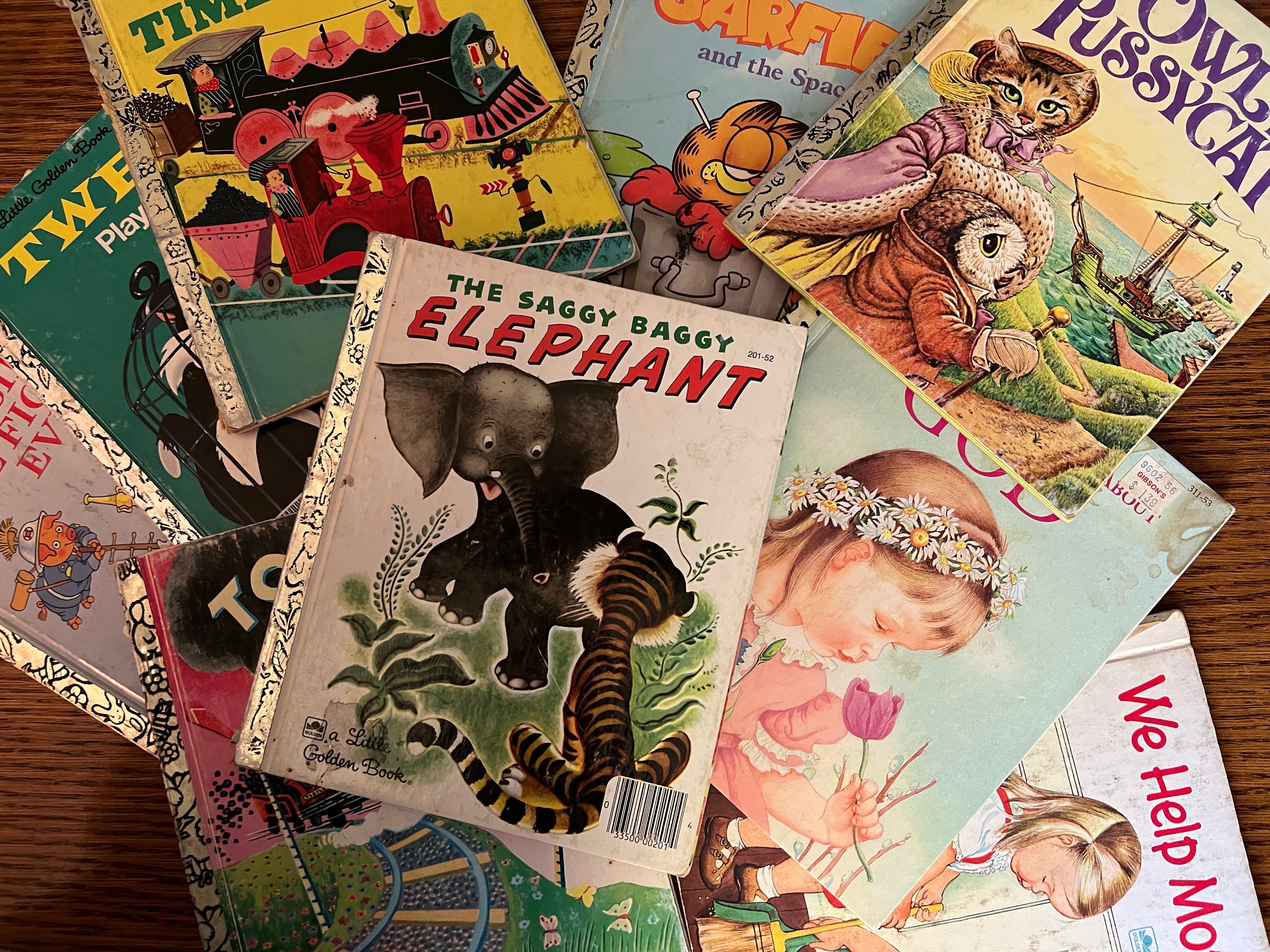 A Little Golden Books Various Titles, Back Cover 1983-1986 and