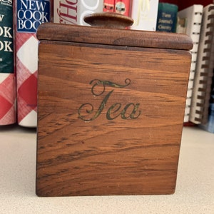 Vintage Wooden Tea Box
