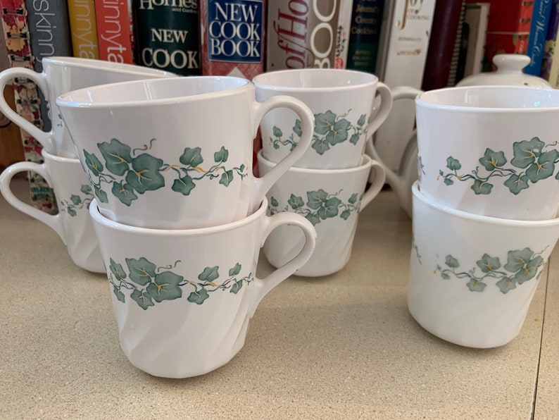 Vintage Corelle Stoneware Callaway Ivy Pattern Teapot Etsy