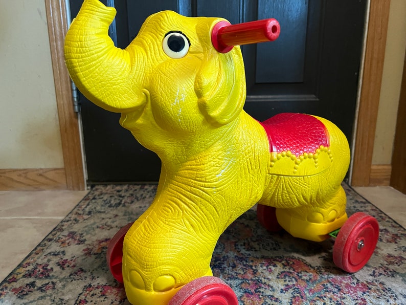 Vintage Empire Circus Elephant Rideon Toy Etsy