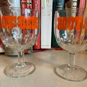 Vintage Bartlett Collins Root Beer  Mugs, set of 2