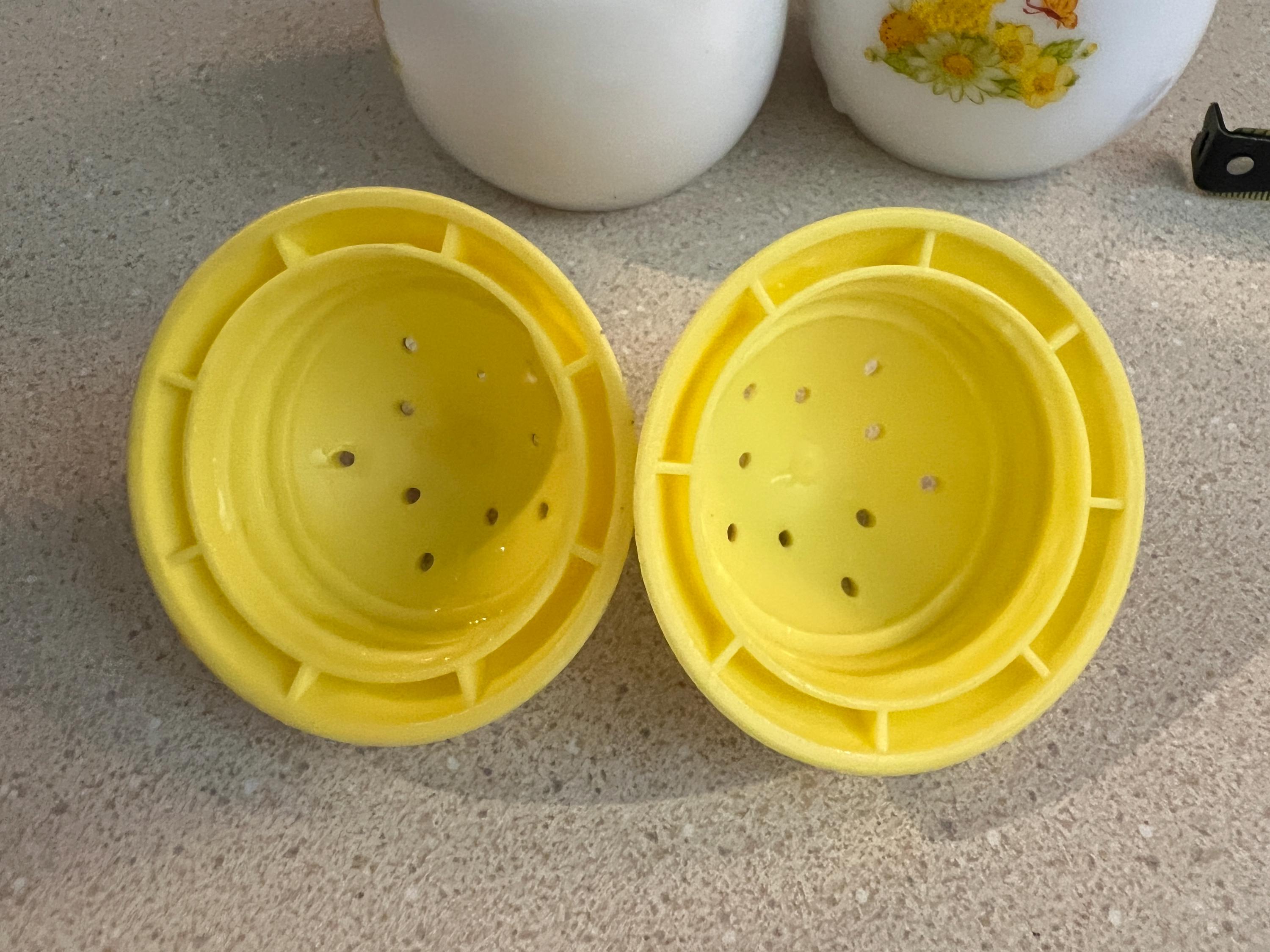 Vintage Avon Salt and Pepper Shakers, Yellow Buttercup - Etsy
