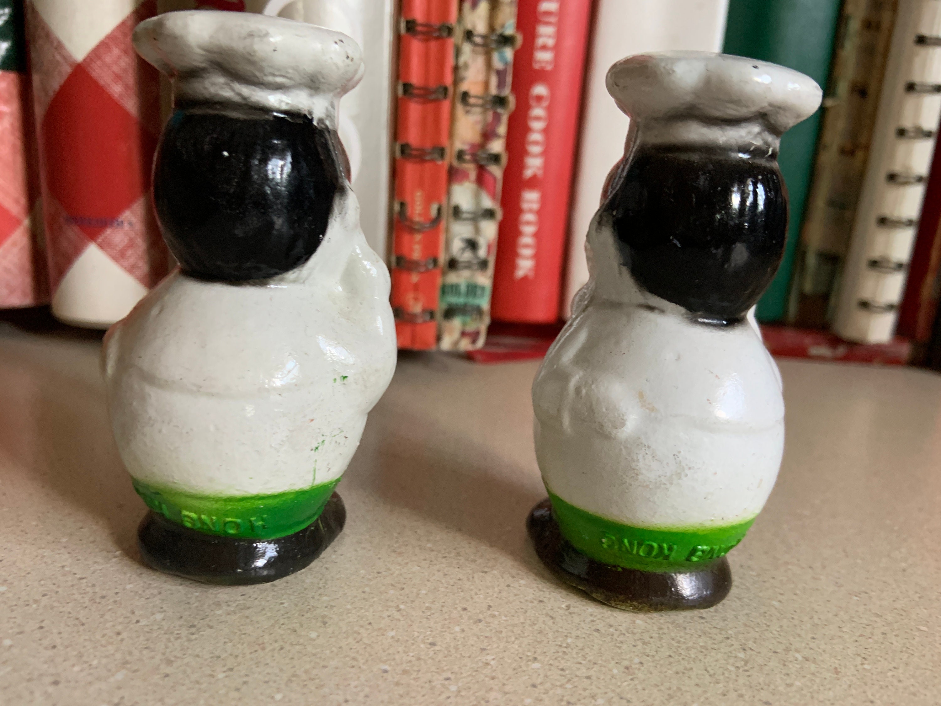 Vintage Italian Chef Salt and Pepper Shakers Made in Hong Etsy UK