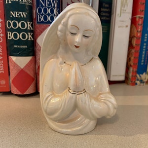Vintage Virgin Mary Planter