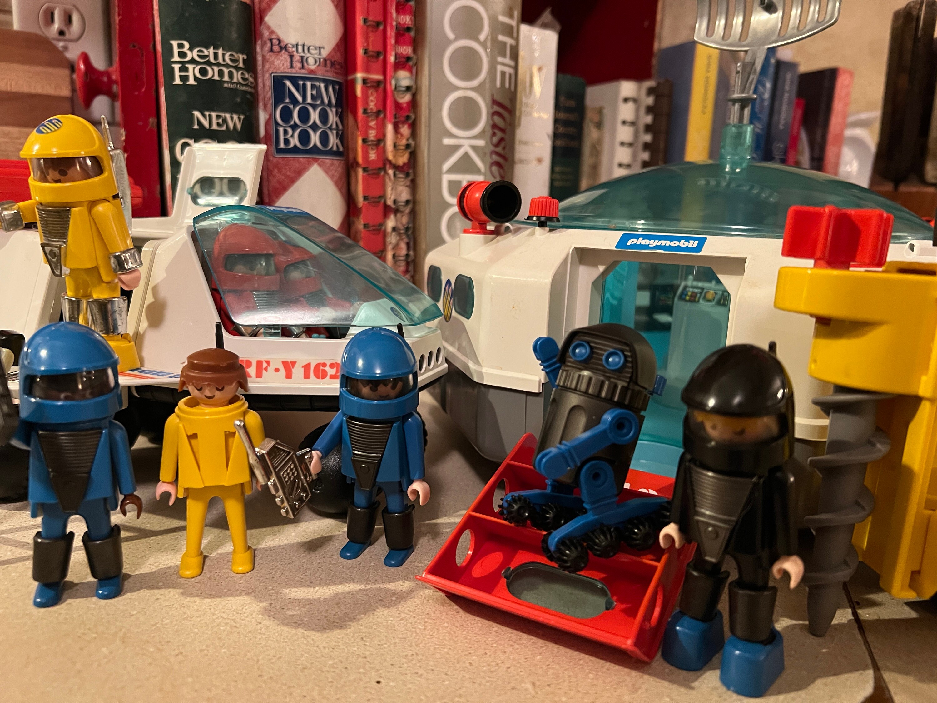 VINTAGE PLAYMO SPACE RT28-XO AVEC BOITE PLAYMOBIL NR-3535 GERMANY 1980