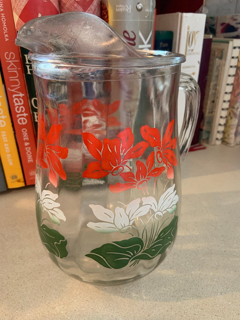 Vintage Bartlett Collins Glass Water Pitchersvarious patterns Etsy